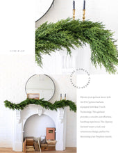 Load image into Gallery viewer, Real Touch Cypress Pine Garland By Luxe B Co.- 6ft
