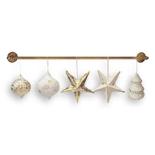 Load image into Gallery viewer, White Paper Mache Bulb Ornaments
