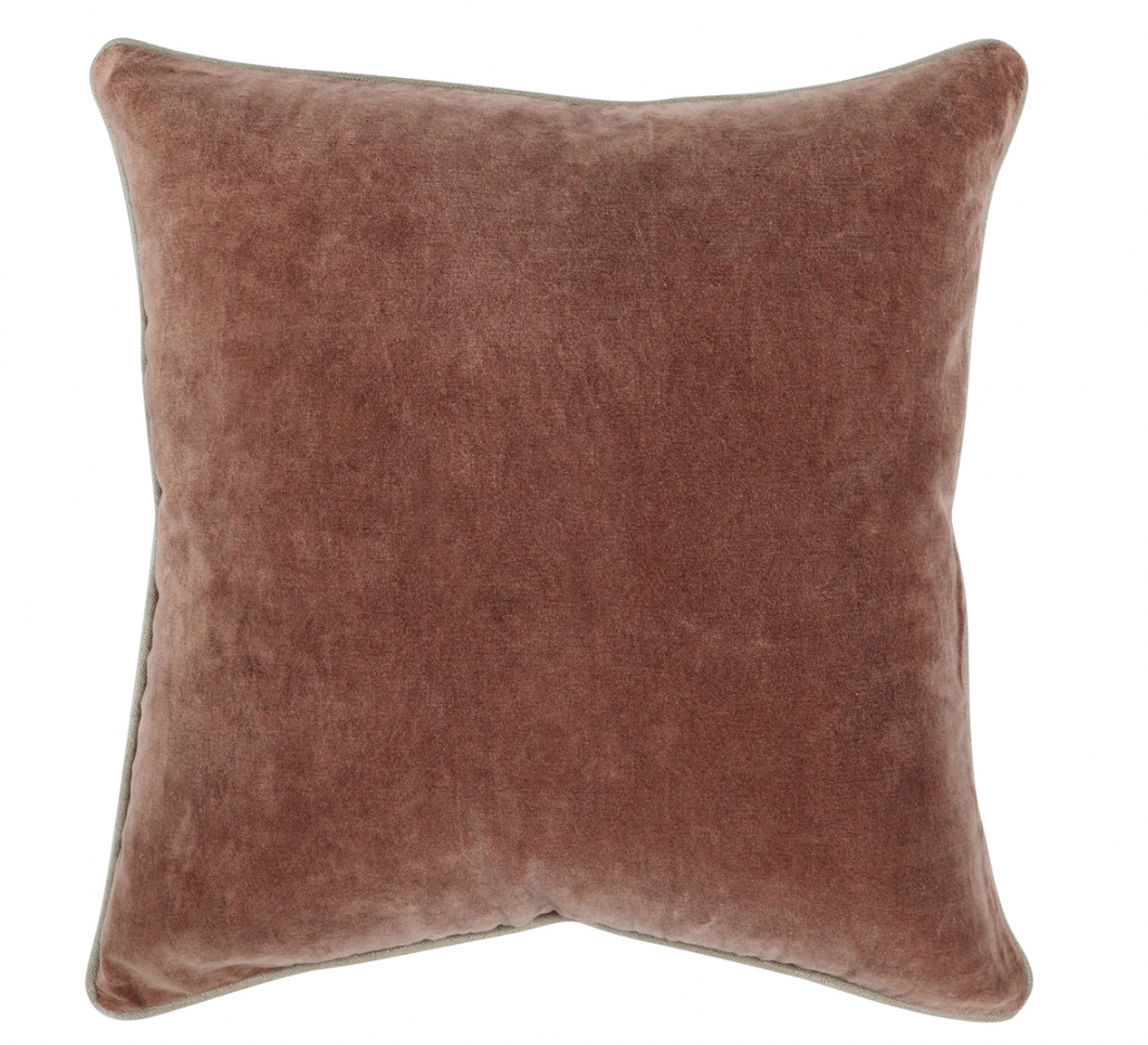 Heirloom Velvet Auburn Pillow 22 x 22