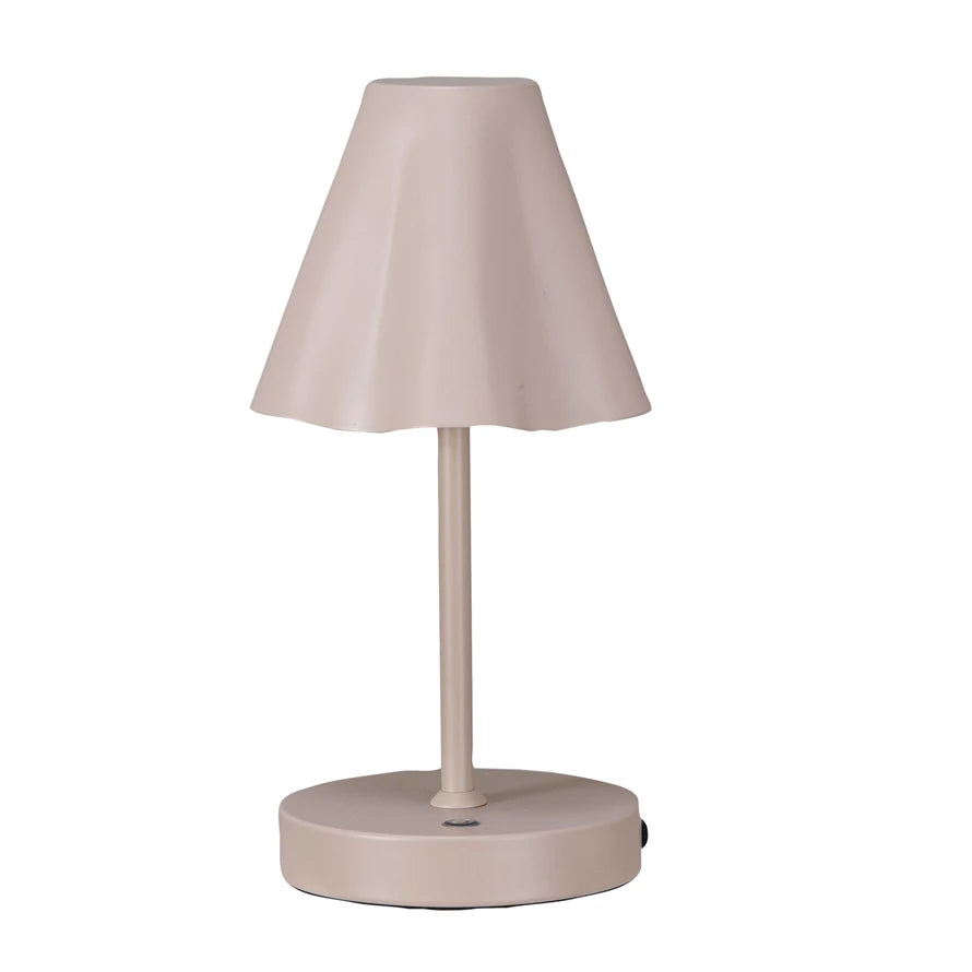 Metal LED Rechargeable Table Lamp w/ Touch Sensor