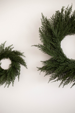 Load image into Gallery viewer, Cypress Pine Faux Wreath 24&quot; By Luxe B Co.
