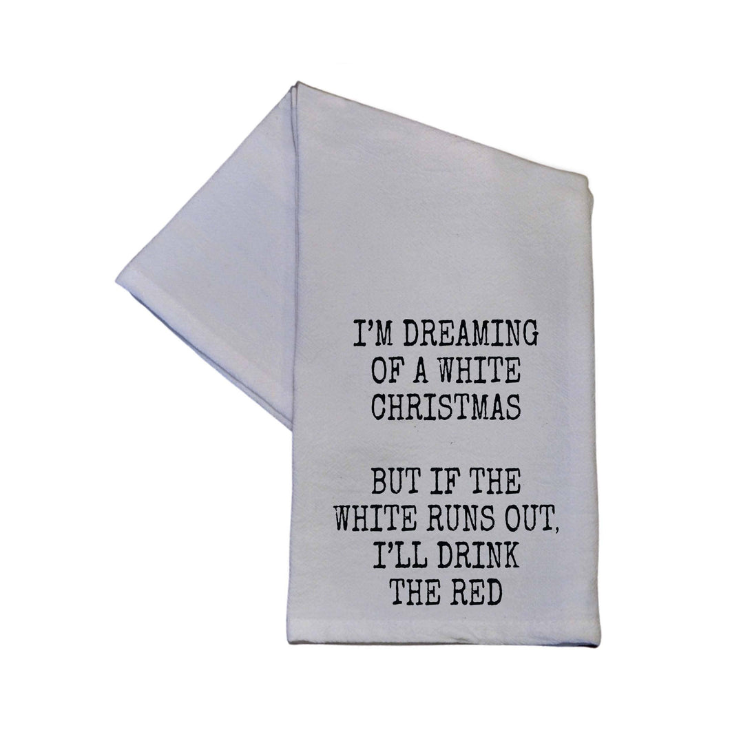 I'm Dreaming of a White Christmas Tea Towel - X-mas Décor