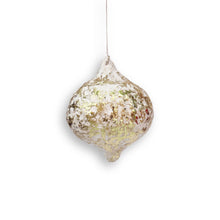 Load image into Gallery viewer, White Paper Mache Bulb Ornaments
