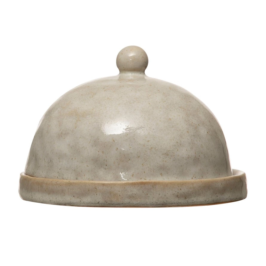 Stoneware Domed Dish