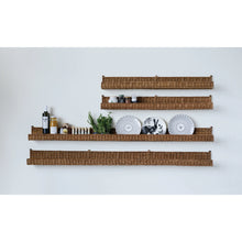 Load image into Gallery viewer, Hand-Woven Rattan Wall Ledge
