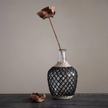 Load image into Gallery viewer, Glass Decanter w/ Seagrass Weave
