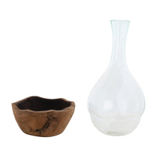 Load image into Gallery viewer, Vase w/ Teakwood Vase
