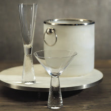 Load image into Gallery viewer, Livogno Martini Glass on Hammered Stem
